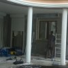 Монтаж на частной вилле, роллеты автоматические, АР-55 экструдированный