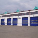 Промышленные секционные ворота Кружик